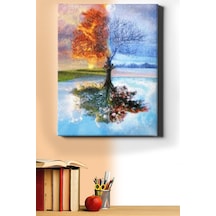 Webstyle Sayılarla Boyama Seti Kasnaklı Mevsim Döngüsü 60 X 75 Cm