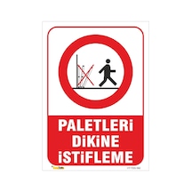 Paletleri Dikine Istifleme - Isg Levhası