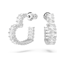 5653170 Swarovski Küpe Matrix:Pe Hoop Hrt S White/Rhs Çok Renkli