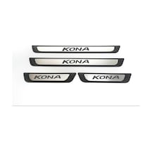 Hyundai Kona Krom İç Kapı Eşiği 4 Prç