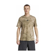 Wonalu/chabrn/olıstr Adidas Erkek Günlük T-shirt Power Aop Tee Jx6286 Krem