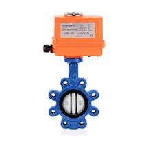 Lug Tip 24V Dc Elektrik Aktüatörlü Kelebek Vana