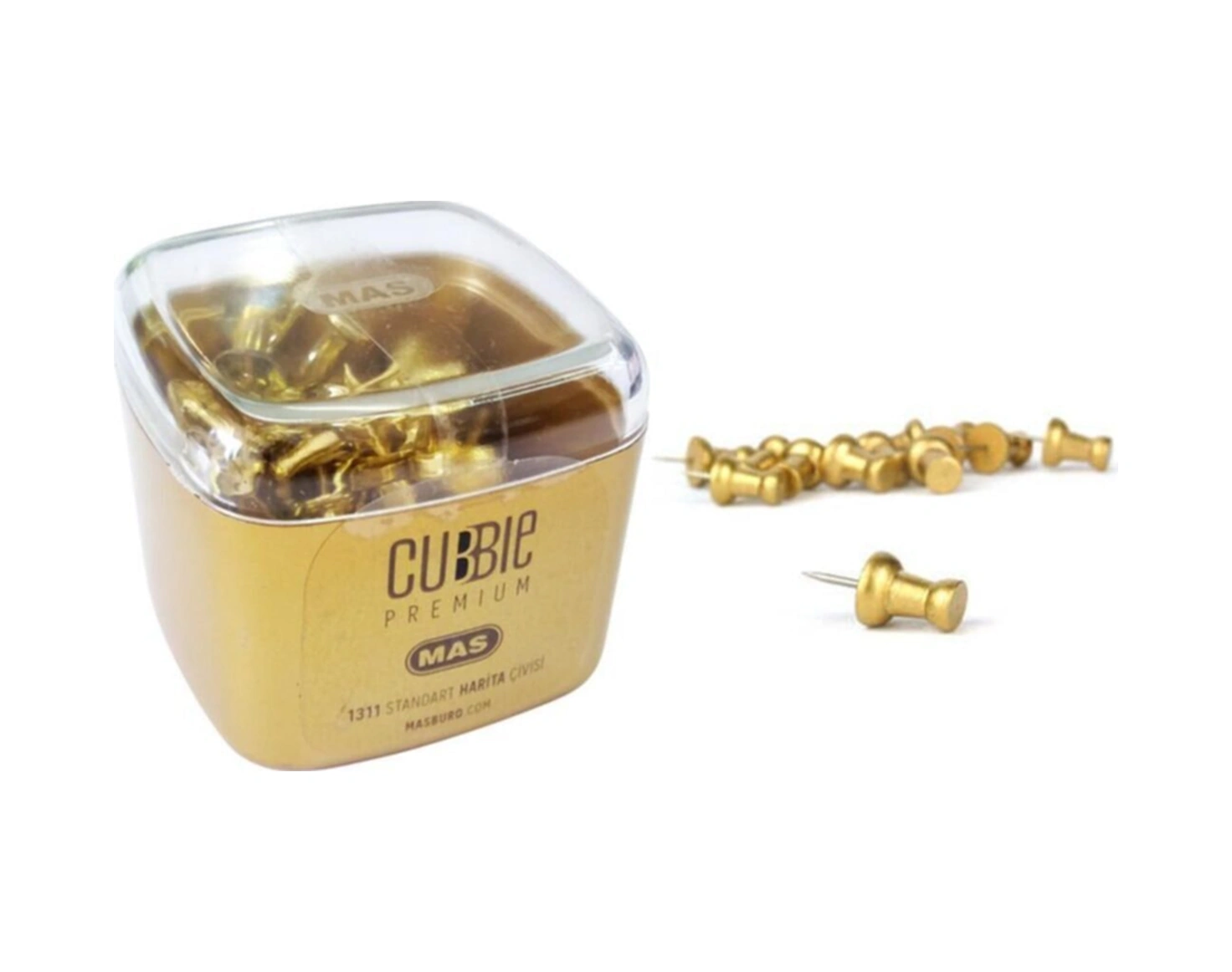 1311 Harita Çivisi Standart Cubbie Premium Gold 8 Kutu