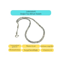 Yıldız Doğal Taş Labrodorit 6mm 99luk Doğal Taş Tesbih