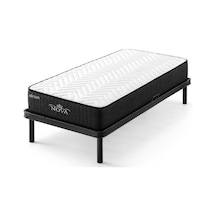 Niron Nova Simple Karyola Ve Yatak Seti 90x200 Cm Paket Yaylı Yatak Ve Metal Karyola Takımı