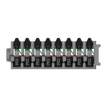 Professional Accessories 8tlg. Schrauber Bit Set Kreuzschlitz Impact Control, Pz2 Bits, Länge 25 Mm, Pick And Click