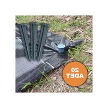 20 Adet 14 Cm Tırnaklı Sera Taban Örtüsü Çivisi, Sert Plastik