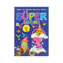 Süper Boyama - Eğitici Ve Öğretici Boyama Kitabı - Qhdh-815402