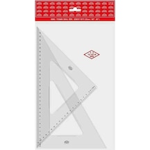 Hatas 0808 Teknik Okul Öğrenci Gönye Seti 32/60-45
