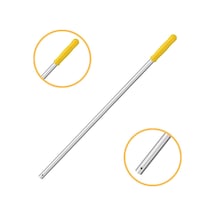 Mulpex Premium Kalite Alüminyum Eloksallı Sap,Delikli 140 cm.Sarı