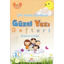 3.Sınıf Dik Temel Harflerle Güzel Yazı Defteri Kılavuz  Çizgili
