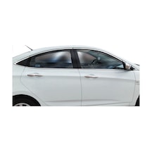 Autogp Hyundai Blue Cam Çerçevesi Kenar Çıtası Krom Tamtur 14 Parça Lb.lhy-ac320k