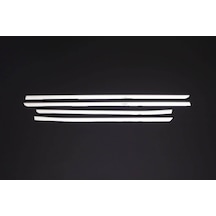 Dacia Duster Krom Cam Çıtası 4 Parça 2018+ Sonrası