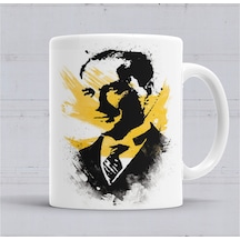 Mustafa Kemal Atatürk Kupa Bardak Porselen No36152 Karışık