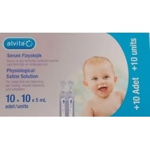 Alvita Serum Fizyolojik 5 ml 10 + 10 Adet