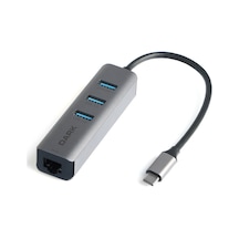 Dark Dk-ac-u31x3gl Usb 3.1 Type-c To Rj45 Gigabit 3 Port Usb 3.0 1 Port Usb Ethernet Kartı