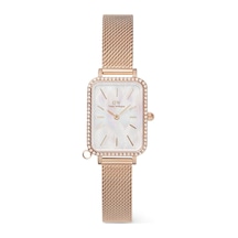 Dw00600748 Kristal Zodyak Melrose Kadın Kol Saati Altın