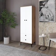 Kalender Dekor Silvia-1 Slv02, 2 Kapaklı, 2 Çekmeceli Gardırop