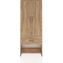 Arges Dolap 3 Raflı Tek Çekmeceli 2 Kapaklı 88x30x221 Çam-çam Çam Arges Dolap 3 Raflı Tek Çekmeceli 2 Kapaklı 88x30x221 Çam-çam Çam