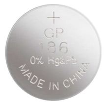 GP 186 LR43 1.5V Alkalin Blister Düğme Pil 5'li