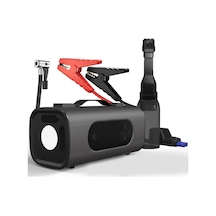 S8 6'sı 1 Arada Akü Takviye Ve Hava Kompresörü 150 Psı Araç Jump Starter, Vakum Özellikli, Powerbank, Led Fene