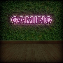 Gamıng Yazılı Neon Tabela Pembe