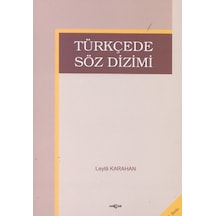 Türkçede Söz Dizimi - Ccgx-898056
