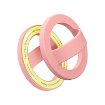 Spigen Caseology Magsafe Destekli Modeller İle Uyumlu Telefon Tutucu Halka Nano Pop Mag Fit Ring Şeftali - Afa07063 Sp