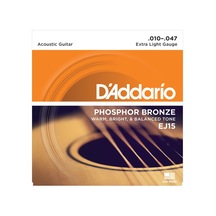 D'addario Ej15 Akustik Tel Set Extra Light .010