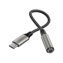 Simple İs Beauty Type-c To 3.5mm Aux Ses Adaptörü Hd Ses Kalitesi, 2.4a Hızlı Şarj Destekli, Şık Ve Kompakt T