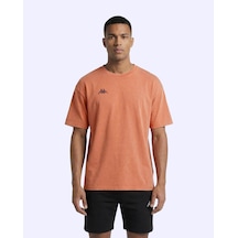 Kappa Jona Tshirt Erkek Koyu Turuncu Oversize Tişört