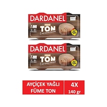 Dardanel Ayçiçek Yağlı Füme Ton 4 X 140 Gr