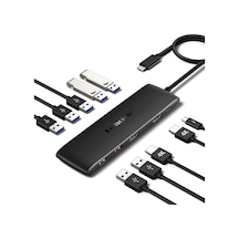 Lemorele Tc300, Type-c Çoklayıcı Hub - Çift Hdmı - 10gbps Usb 3.1 - 10 Portlu 100w Pd Şarjlı Docking Station