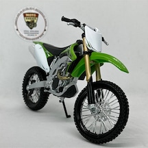 Kawasaki Kx 450f 1:12 Diecast Maket Motor Lisanslı Metal Model Motosiklet