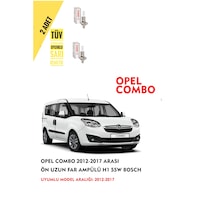 Opel Combo 2012-2017 Arası Ön Uzun Far Ampülü 2 Adet Sarı Renk