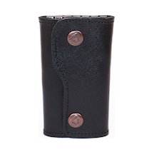 Hakiki Deri Siyah Anahtarlık 12cm Anahtarlık Siyah