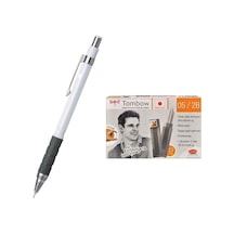 Tombow Uçlu Kalem Sh-300 Grip Beyaz 0.5 Mm + 12 Tüp Tombow 0.5mm