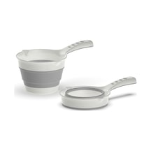 Deconox Katlanabilir Maşrapa, Katlanır Banyo Maşrapası, Akordiyon Koçero 27cmx17cmx4cm