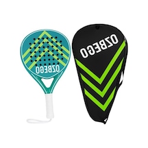 Padel Raket Seti, Tam Karbon, Çanta Ve Aksesuarlarla Birlikte Açık Mavi