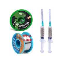 Mechanic /lehim Teli 40gr 0,3mm Flux Lehim Toplama 2uul-2015 Emme Teli 2,0mm Havya Lehimleme Teli Set05