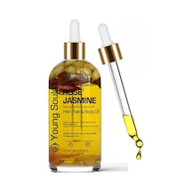 Aromatherapy Rose Jasmine Multi Use Gül Yasemin Yüz Saç Tırnak & Vücut Bakım Kuru Yağ 100 Ml 285 ML