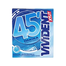 Vivident Xylit 45 Dakika Nane Aromalı Şekersiz Şerit Sakız 33 G 2'li Ekonomik Paket - 2 Adet Tarı