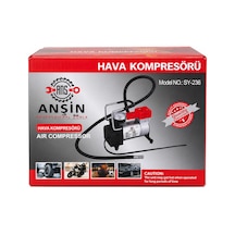 Anşin Sy-236 Hava Kompresörü Taşınabilir Elektrikli Şişirme Pompası