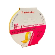 Yıldızlar Çift Taraflı Köpük Bant 12mmx5m - 4 Adet