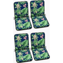 4adet Rattan Arkalıklı Sandalyeminderi Kalınlık 4cm Tropikalyeşil Yeşil 4adet Rattan Arkalıklı Sandalyeminderi Kalınlık 4cm Tropikalyeşil Yeşil