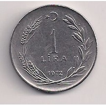 Tc. 1 Lira 1972-Ters Mp0531