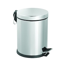 Dibanyo Pedallı Çöp Kovası 5 Litre. Krom
