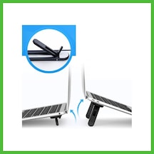 Vaveni 2 Kademeli Katlanabilir Ve Yapışkanlı Laptop Standı Siyah Arz