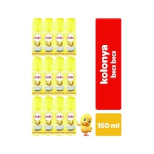 Dalin Bebek Kolonyası 150Ml (Bıcı Bıcı Kokusu) Klasik 12 Li Set