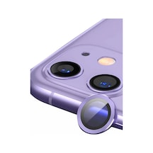 Newface Apple İphone 11 Raze Metal Kamera Lens - Mor